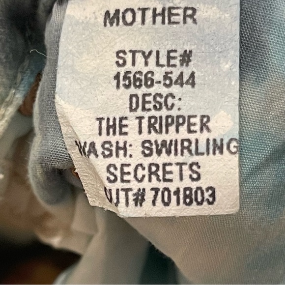 MOTHER SUPERIOR The Tripper Swirling Secrets Jeans - Picture 8 of 12